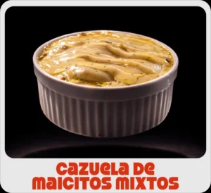 $21.000 | Maicitos, queso gratinado, pollo y tocineta.