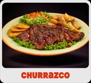 $41.000 | Acompañadas de papas, arepa con queso mozzarella, lechuga, mango y tomate, todo en salsa de la casa.