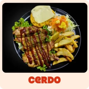 $26.000 | Acompañadas de papas a la francesa, porción de ensalada de lechuga, tomate, mango, y arepa con queso Mozzarella, todo en salsas de la casa.