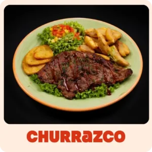 $41.000 | Acompañadas de papas a la francesa, porción de ensalada de lechuga, tomate, mango, y arepa con queso Mozzarella, todo en salsas de la casa.