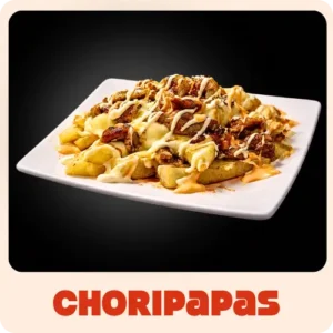 $7.000 | Porción de papas a la francesa con chorizo coctel en salsas de la casa.