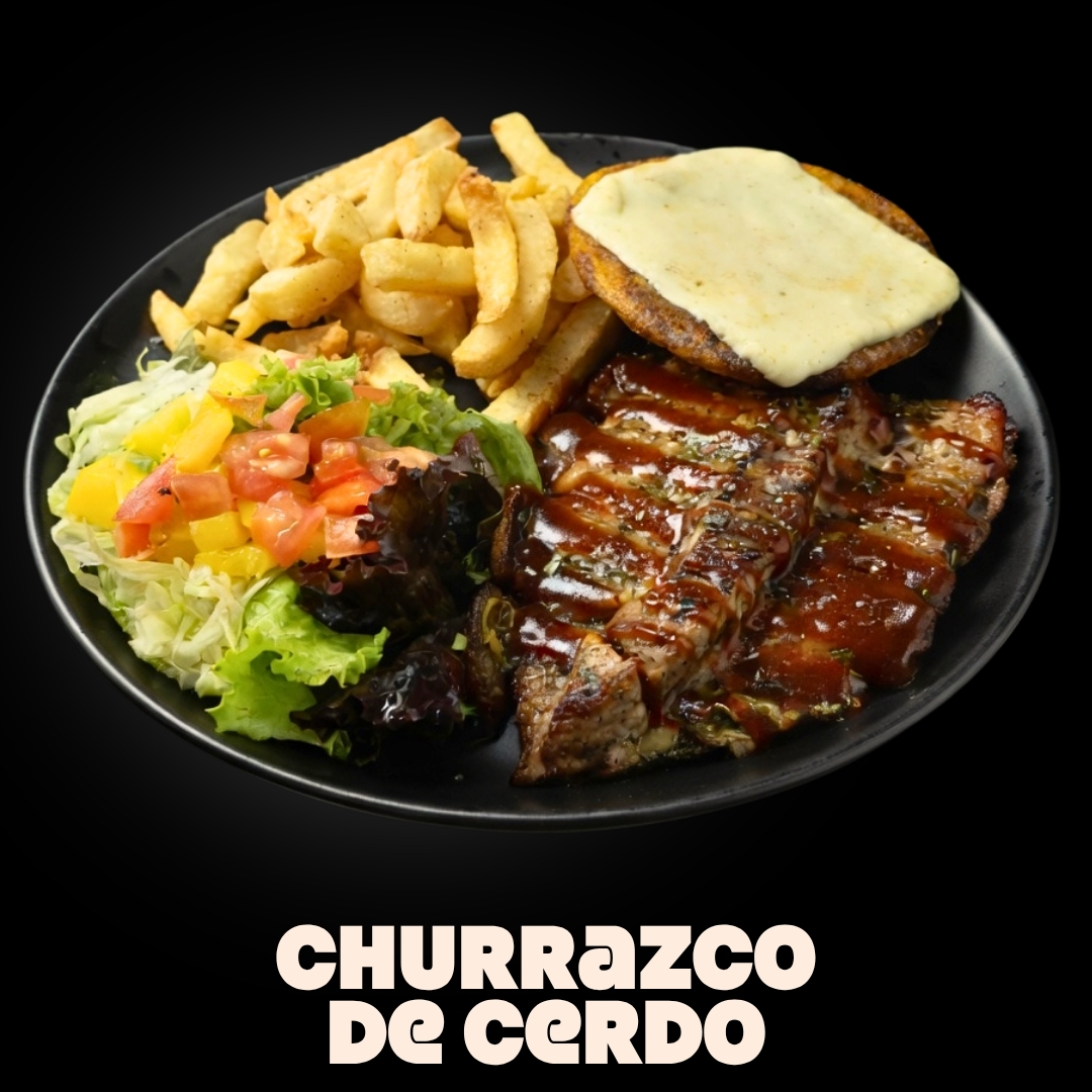 $31.000 | Acompañadas de papas a la francesa, porción de ensalada de lechuga, tomate, mango, y arepa con queso Mozzarella, todo en salsas de la casa.