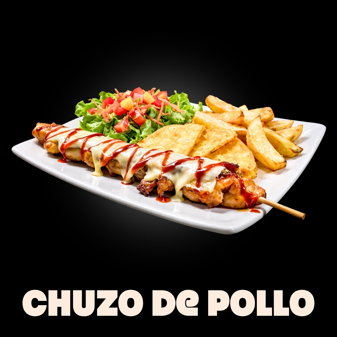 $26.000 | Acompañadas de papas a la francesa, arepa con queso mozzarella, lechuga, mango y tomate, todo en salsa de la casa.