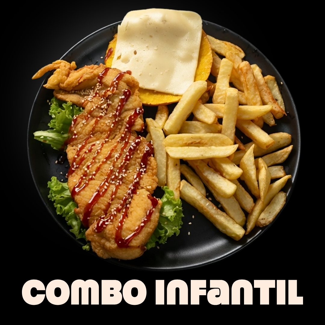 $15.000 | Pechuga apanada con papitas a la francesa.