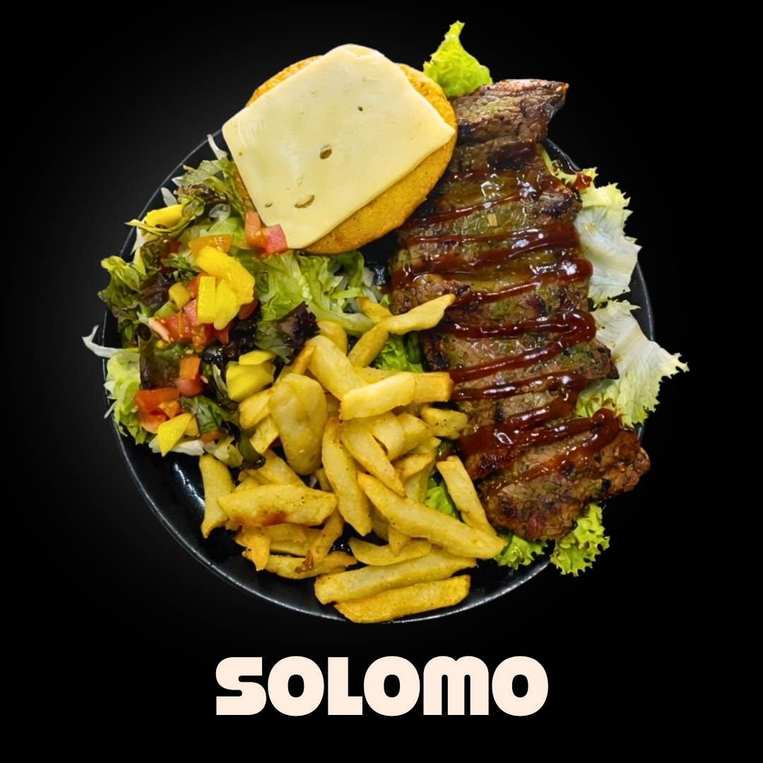 $30.000 | Acompañadas de papas a la francesa, porción de ensalada de lechuga, tomate, mango, y arepa con queso Mozzarella, todo en salsas de la casa.