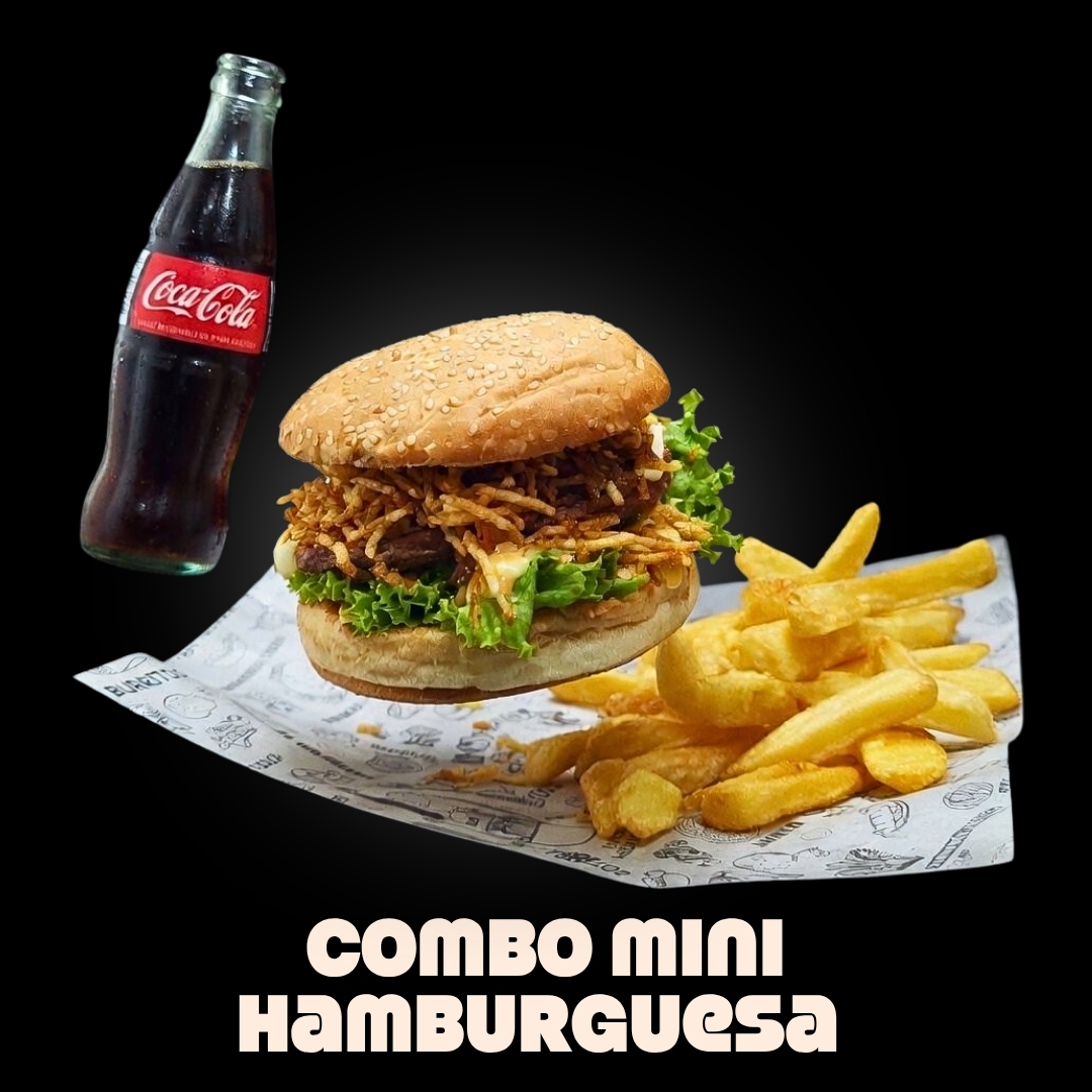 $14.000 | Con con papitas y gaseosa pequeña.