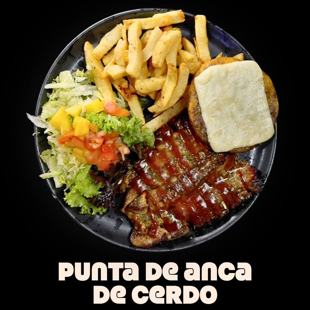 $31.000 | Acompañadas de papas a la francesa, porción de ensalada de lechuga, tomate, mango y arepa con queso Mozzarella, todo en salsas de la casa.